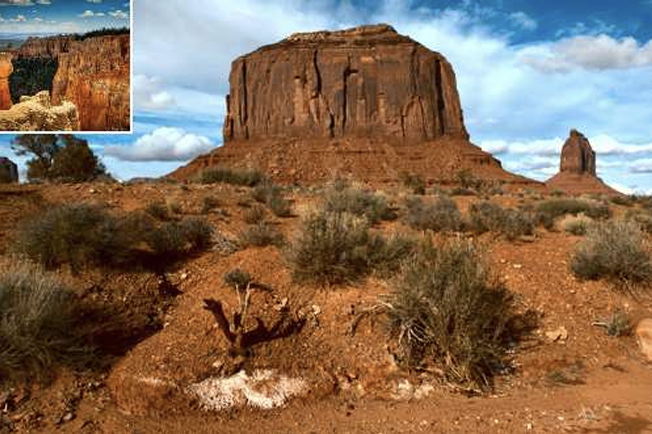 Landscape enhanced using Auto Smart Looks in Photoshop Elements